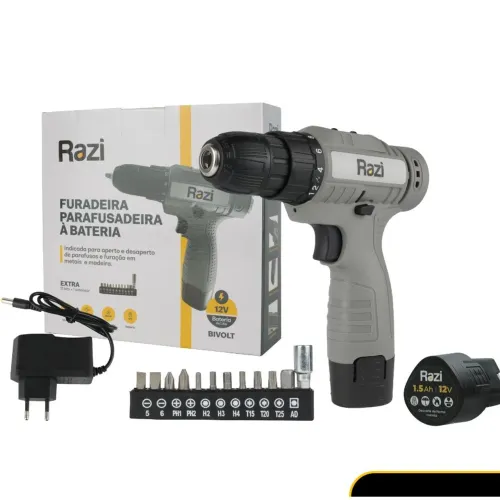 Parafusadeira 12v completa
