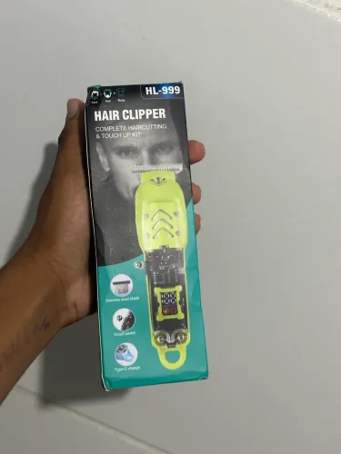 Máquina De Cortar Cabelo Profissional Smart Lcd Barbeador Elétrico Transparente Sem Fio