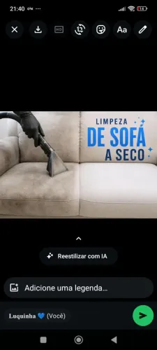 Limpeza Profissional de Sofás a Seco