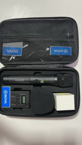 Microfone boia para fazer externa com o iPhone e Android