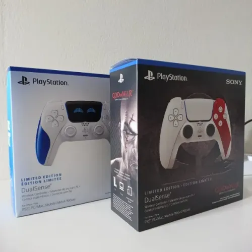 Combo Dualsense God of War e Astro Bot Playstation 5