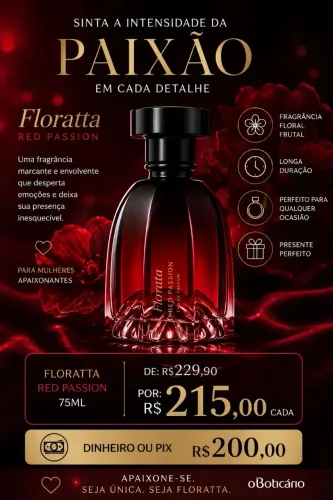 Floratta Red Passion Oboticario