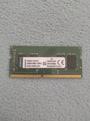 MEMÓRIA KINGSTON 8GB DDR4 NOTEBOOK ACEITO CARTÃO C/GARANTIA
