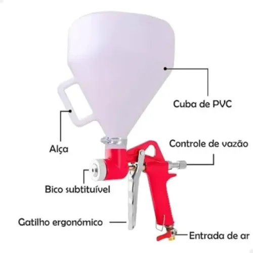 PISTOLA DE TEXTURA PROJETADA 