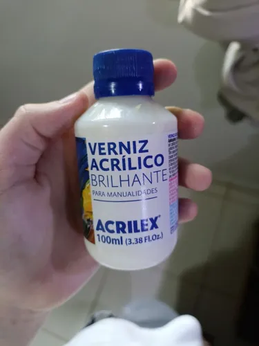 Verniz Acrílico Brilhante Acrilex 100ml Para Artesanato E Telas