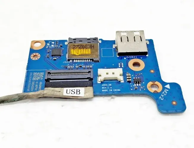 Placa Auxiliar Notebook Samsung Book NP550XDA NB2772_PCB_USB_V6