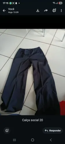 Calça social feminina Tam 40 nova