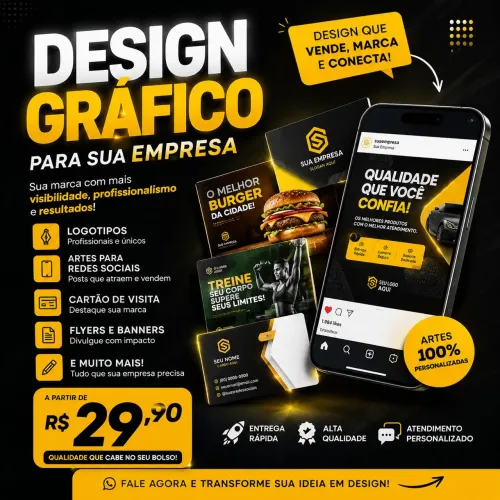? DESIGN GRÁFICO PROFISSIONAL | Artes que fazem sua empresa vender mais!