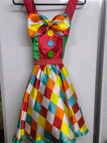 vestido fantasia circo masquerade p