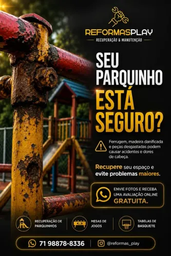 Manutenção em parquinho