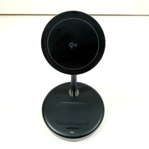 NOVO - Carregador Magnético Ugreen Qi2 20W 2 em 1 iPhone 17 16 15 Pro Max Samsung AirPods