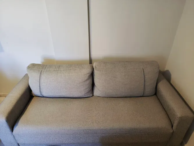 Sofá cinza 1,97 por 87 cm