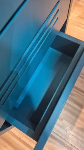 Gaveteiro azul turquesa