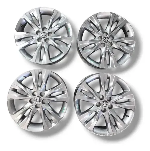 Jogo Roda Toyota Corolla Aro 17 2017 2019 Prateado