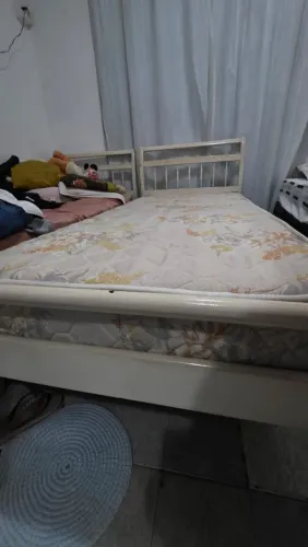CAMA DE SOLTEIRO DE MADEIRA - 2 Unidades