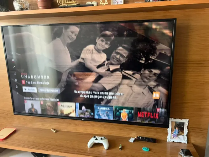 Tv tcl 55 polegadas linhas na tela funcionando normal