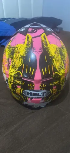 Capacete Helt Cross c/ Viseira (Original) - Desapego Sem Choro!