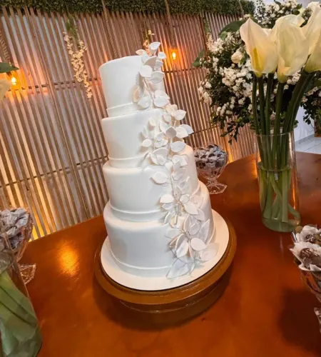 Bolo fake casamento