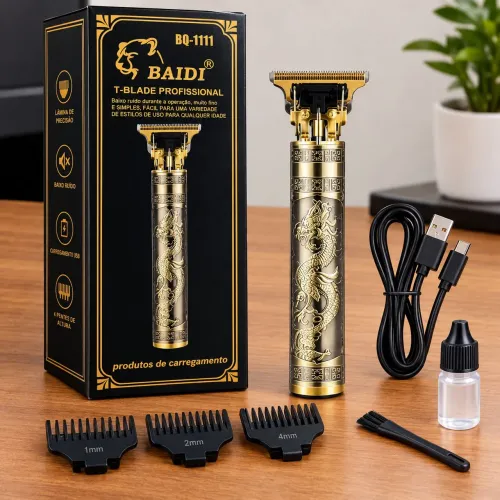 Máquina de Cortar Cabelo e Barba BAIDI BQ-1111 Profissional