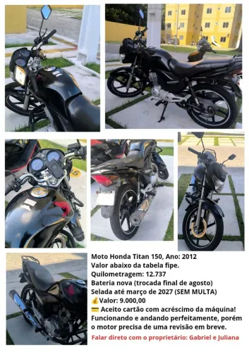Moto Honda Titan 150