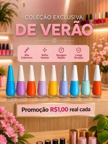 Esmaltes 1 real a unidade