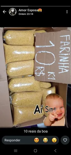 Vendo Farinha 10 reais o kg