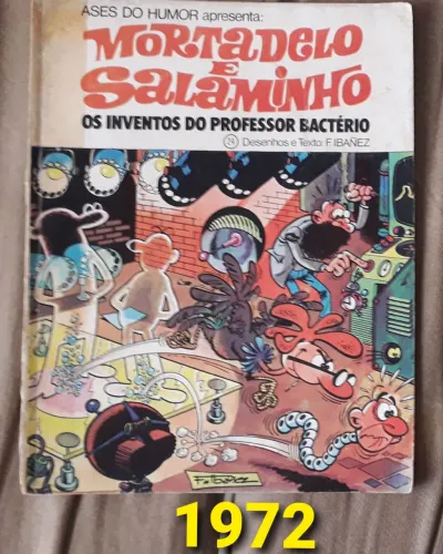 Livro antigo Mortadelo e Salaminho