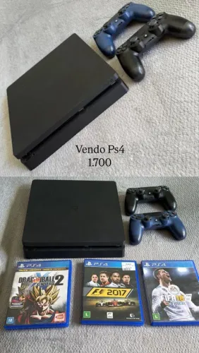 Ps4 - 2 Controles - 3 jogos - Novíssimo