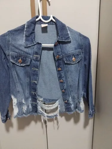 Jaqueta jeans menina.