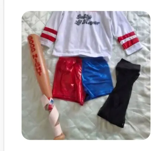 Fantasia Arlequina Infantil + Jaqueta