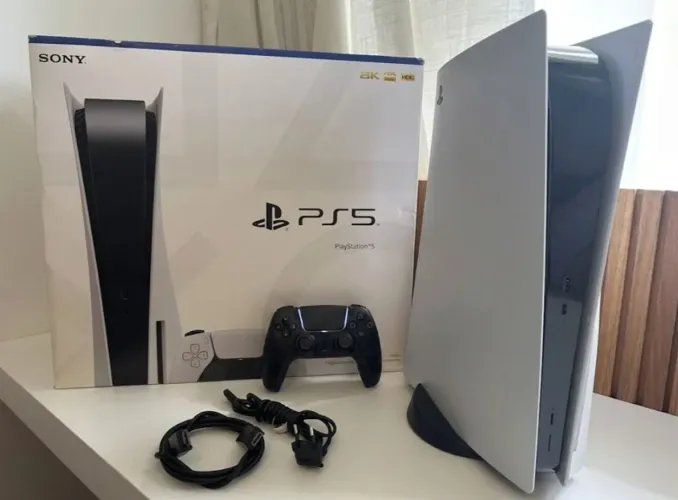 Playstation 5 Com Nota Fiscal - PS5 Com Leitor