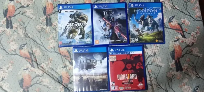 5 jogos mídia física do PS4