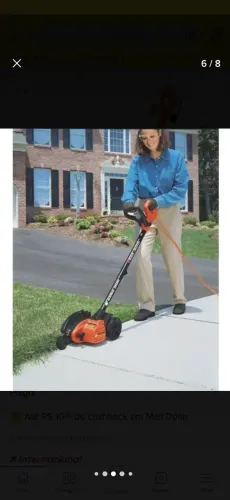 Edge & trecher black decker le 750 bordeira e valeteador eletrico 127 v