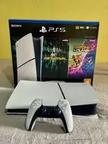 PS5 SLIM Semi-novo com Dois controles
