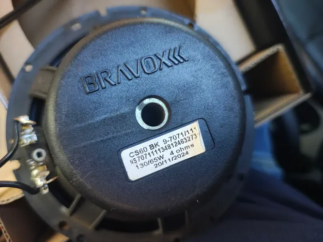 Kit duas vias Bravox CS60bk