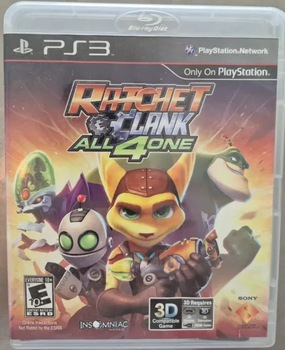 Jogo PS3/ Ratchet Clank All 4one<br>-LANK<br>ALLE ONE