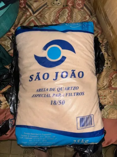 Areia de quartzo São João (25 kg)