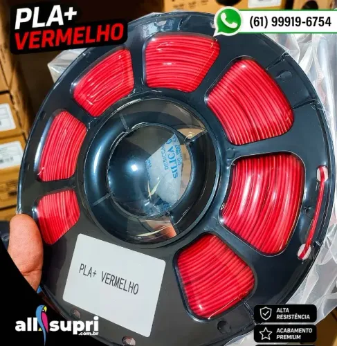 Filamento PLA Vermelho X-Full