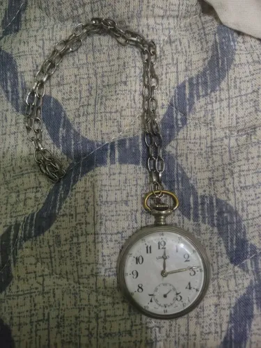 Relógio de bolso lanco antigo 1920