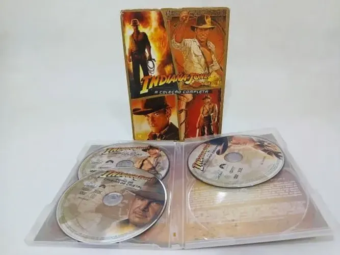 Box Dvd Indiana Jones faltando 1 Dvd