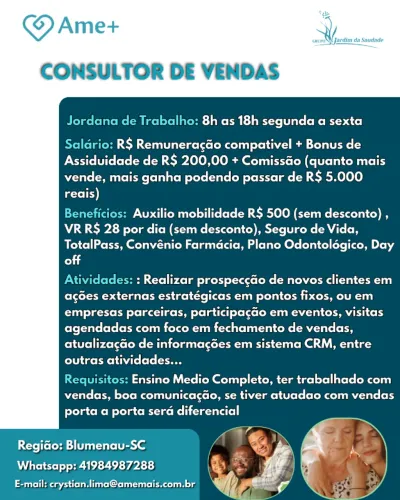 Consultor de Vendas