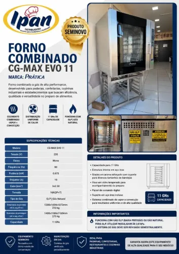 FORNO CONBINADO-CG MAX EVO11