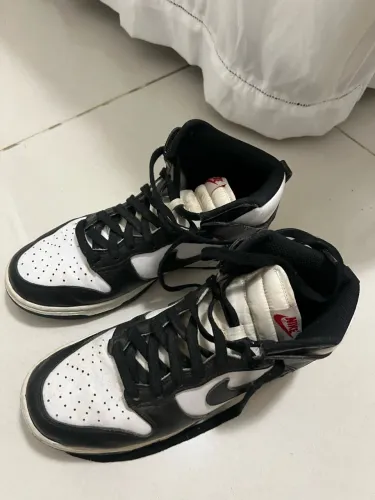 High Dunk preto e branco nike