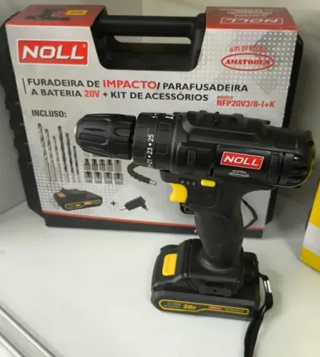 PARAFUSADEIRA E FURADEIRA 20V + ACESSÓRIOS NFP20V3/8-I+K