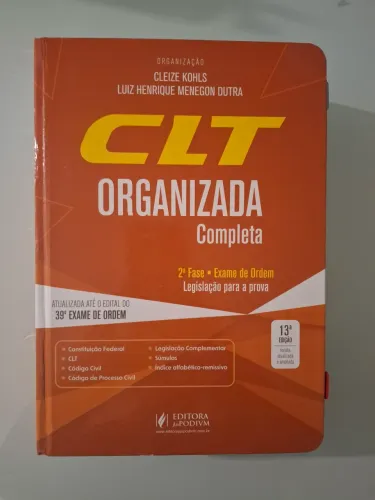 CLT Organizada Completa - 13ª edição