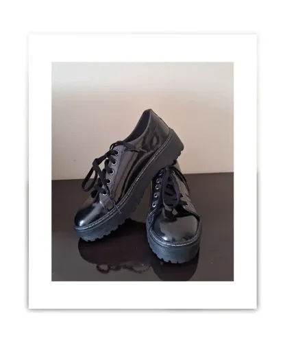 Sapato Feminino Mocassim Plataforma