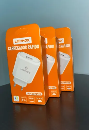 3 fontes LEHMOX de carregador.