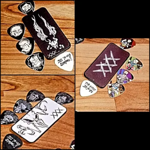 Metallica 3 set de palhetas raros fillmore xxx