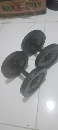 Par de halteres 20kg os dois 
