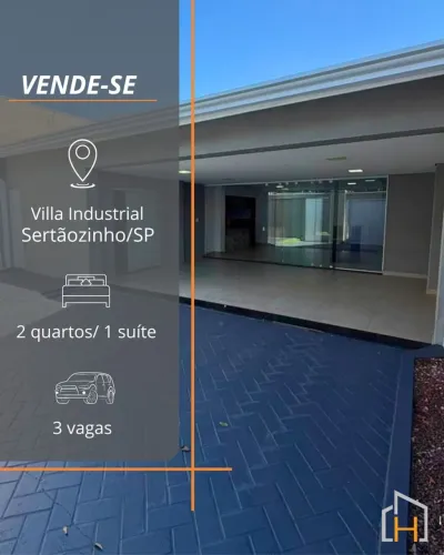 Vende-se Casa no Jardim Villa Industrial em Sertãozinho/SP